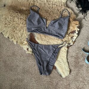 RVCA purple bathing suit size large